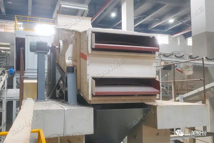項目|山美高性能建筑固廢處理裝備服務于上海年處理70萬噸建筑固廢資源化項目