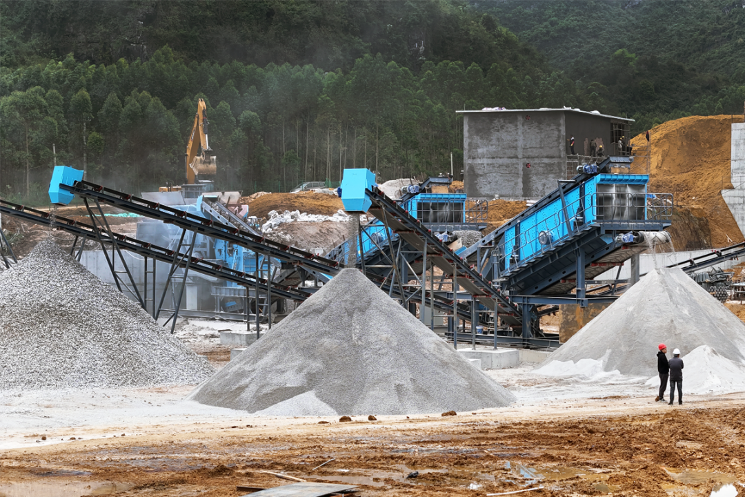 投產|山美雪橇式模塊化破碎篩分裝備助力廣西石灰石破碎項目建設