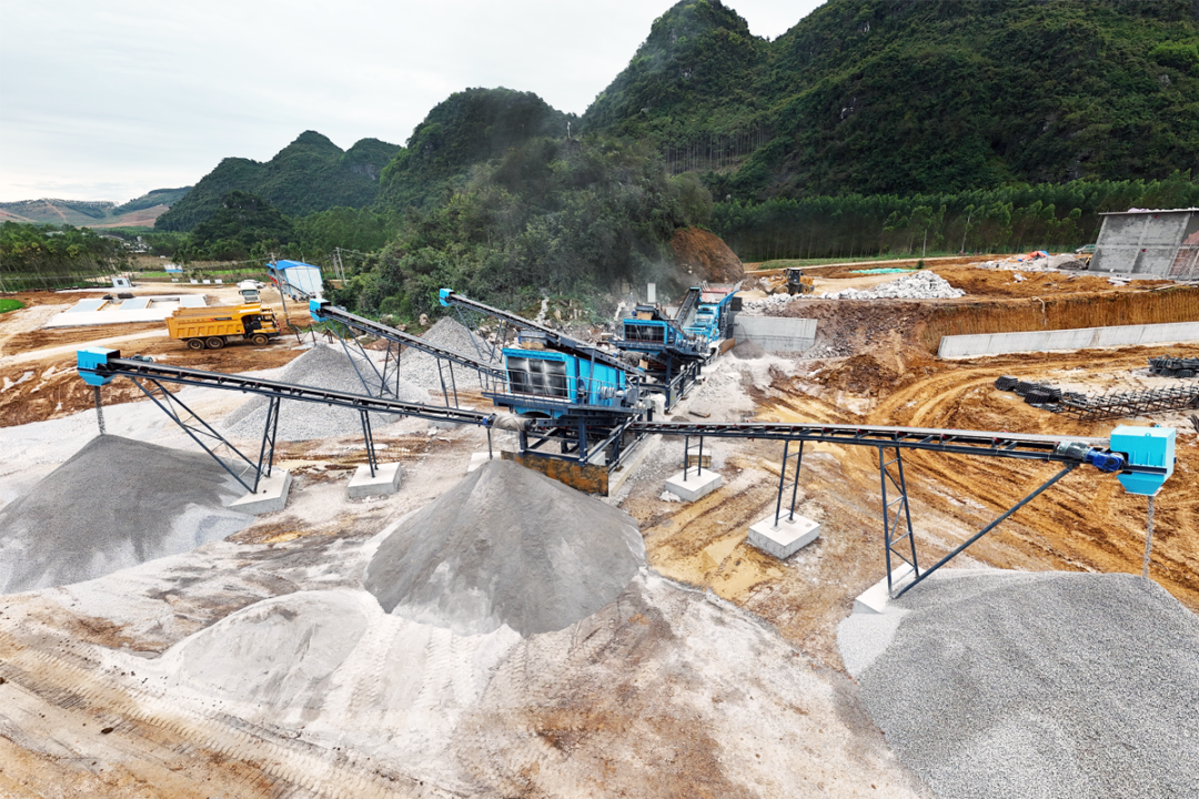 投產|山美雪橇式模塊化破碎篩分裝備助力廣西石灰石破碎項目建設